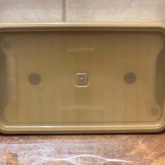 Littonware Roasting Pan 38810/Lid 41552/Bacon Rack 39269 Vintage 1980s Microwave - Picture 4 of 5